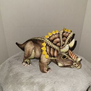 Real Planet Dinosaur Plush Toy- Triceratops